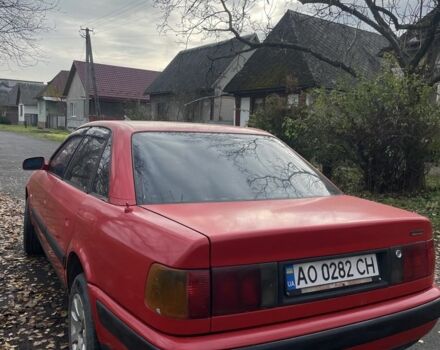 Красный Ауди 100, объемом двигателя 1.9 л и пробегом 300 тыс. км за 1800 $, фото 4 на Automoto.ua