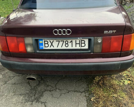 Красный Ауди 100, объемом двигателя 2.8 л и пробегом 276 тыс. км за 3000 $, фото 2 на Automoto.ua