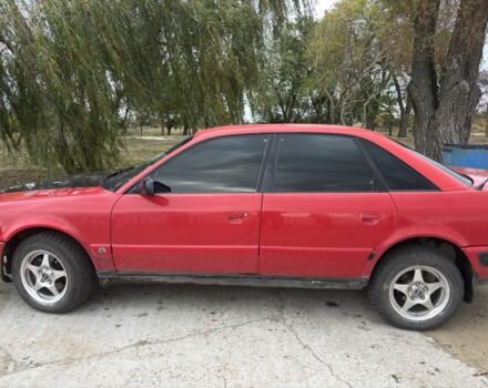 Красный Ауди 100, объемом двигателя 2 л и пробегом 450 тыс. км за 2200 $, фото 2 на Automoto.ua