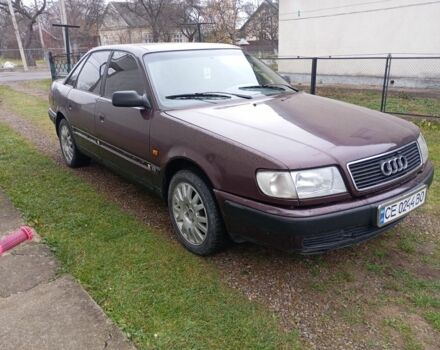 Красный Ауди 100, объемом двигателя 2 л и пробегом 400 тыс. км за 1650 $, фото 1 на Automoto.ua