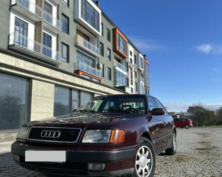Красный Ауди 100, объемом двигателя 2.8 л и пробегом 345 тыс. км за 2500 $, фото 1 на Automoto.ua