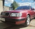 Красный Ауди 100, объемом двигателя 2 л и пробегом 235 тыс. км за 2500 $, фото 1 на Automoto.ua