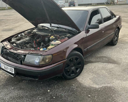 Красный Ауди 100, объемом двигателя 2.3 л и пробегом 450 тыс. км за 3100 $, фото 7 на Automoto.ua