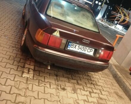Красный Ауди 100, объемом двигателя 2.3 л и пробегом 270 тыс. км за 2700 $, фото 2 на Automoto.ua