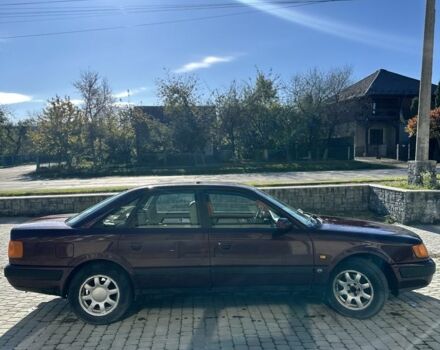 Красный Ауди 100, объемом двигателя 2.8 л и пробегом 345 тыс. км за 2500 $, фото 3 на Automoto.ua