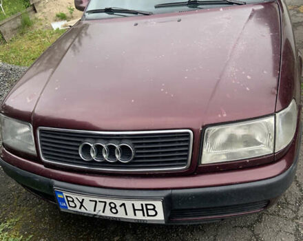 Красный Ауди 100, объемом двигателя 2.8 л и пробегом 276 тыс. км за 3000 $, фото 4 на Automoto.ua