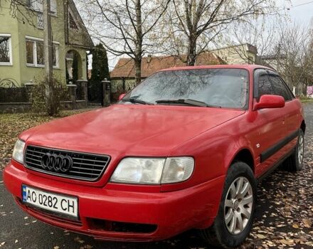 Красный Ауди 100, объемом двигателя 1.9 л и пробегом 300 тыс. км за 1800 $, фото 1 на Automoto.ua