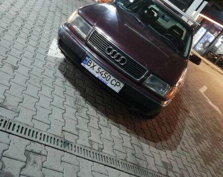 Красный Ауди 100, объемом двигателя 2.3 л и пробегом 270 тыс. км за 2700 $, фото 1 на Automoto.ua