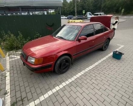 Красный Ауди 100, объемом двигателя 2.3 л и пробегом 53 тыс. км за 1700 $, фото 2 на Automoto.ua