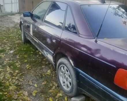 Красный Ауди 100, объемом двигателя 2.6 л и пробегом 111 тыс. км за 1800 $, фото 1 на Automoto.ua