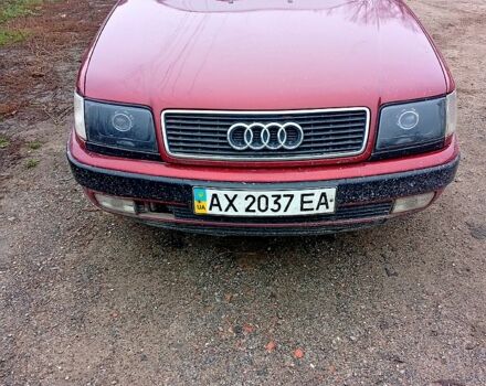 Красный Ауди 100, объемом двигателя 2.8 л и пробегом 320 тыс. км за 2500 $, фото 2 на Automoto.ua