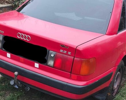 Красный Ауди 100, объемом двигателя 2.3 л и пробегом 400 тыс. км за 2500 $, фото 2 на Automoto.ua