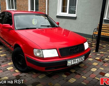 Червоний Ауді 100, об'ємом двигуна 2.8 л та пробігом 335 тис. км за 1699 $, фото 1 на Automoto.ua