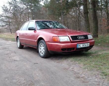 Червоний Ауді 100, об'ємом двигуна 2.5 л та пробігом 370 тис. км за 2600 $, фото 4 на Automoto.ua