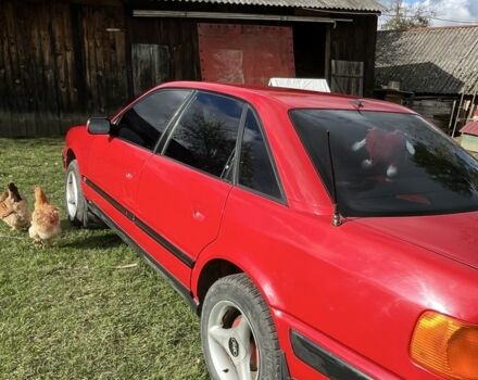 Червоний Ауді 100, об'ємом двигуна 2 л та пробігом 300 тис. км за 3100 $, фото 3 на Automoto.ua
