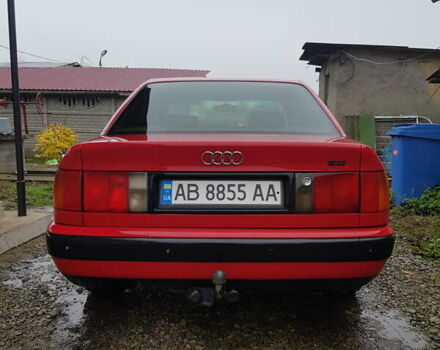 Красный Ауди 100, объемом двигателя 2 л и пробегом 405 тыс. км за 3500 $, фото 4 на Automoto.ua