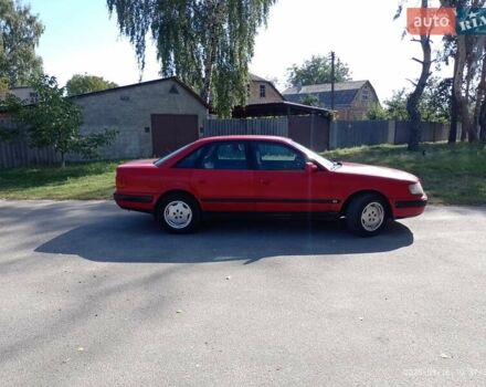 Красный Ауди 100, объемом двигателя 2.3 л и пробегом 470 тыс. км за 2700 $, фото 6 на Automoto.ua