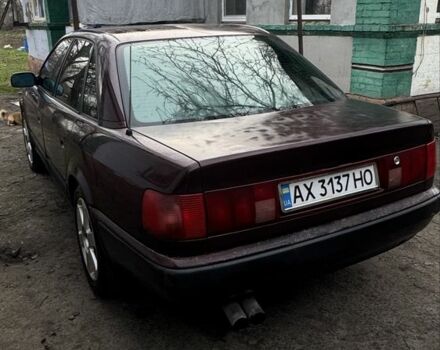 Красный Ауди 100, объемом двигателя 2.8 л и пробегом 495 тыс. км за 1700 $, фото 4 на Automoto.ua