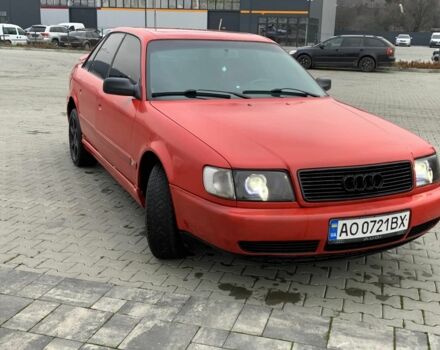 Червоний Ауді 100, об'ємом двигуна 2 л та пробігом 13 тис. км за 2500 $, фото 1 на Automoto.ua