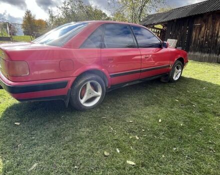 Червоний Ауді 100, об'ємом двигуна 2 л та пробігом 300 тис. км за 3100 $, фото 1 на Automoto.ua