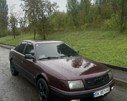 Красный Ауди 100, объемом двигателя 2.6 л и пробегом 350 тыс. км за 2300 $, фото 2 на Automoto.ua