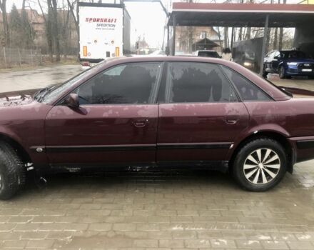 Красный Ауди 100, объемом двигателя 2.5 л и пробегом 496 тыс. км за 2318 $, фото 2 на Automoto.ua