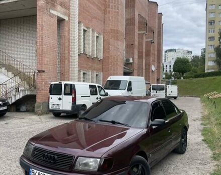 Красный Ауди 100, объемом двигателя 2.6 л и пробегом 350 тыс. км за 2300 $, фото 14 на Automoto.ua