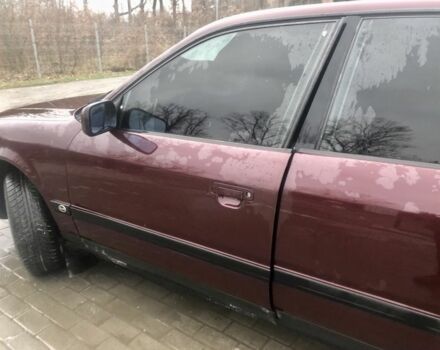 Красный Ауди 100, объемом двигателя 2.5 л и пробегом 496 тыс. км за 2318 $, фото 4 на Automoto.ua