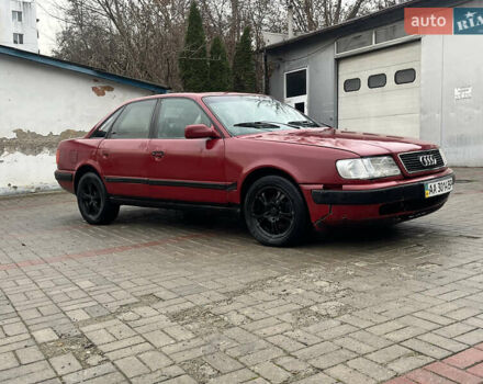 Красный Ауди 100, объемом двигателя 2.3 л и пробегом 400 тыс. км за 2300 $, фото 1 на Automoto.ua