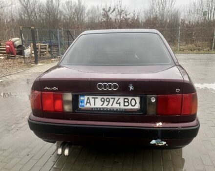 Красный Ауди 100, объемом двигателя 2.5 л и пробегом 496 тыс. км за 2318 $, фото 5 на Automoto.ua