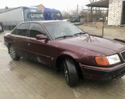 Красный Ауди 100, объемом двигателя 2.5 л и пробегом 496 тыс. км за 2318 $, фото 3 на Automoto.ua