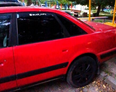 Красный Ауди 100, объемом двигателя 2 л и пробегом 525 тыс. км за 1800 $, фото 4 на Automoto.ua