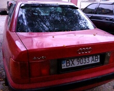 Красный Ауди 100, объемом двигателя 2 л и пробегом 525 тыс. км за 1800 $, фото 1 на Automoto.ua