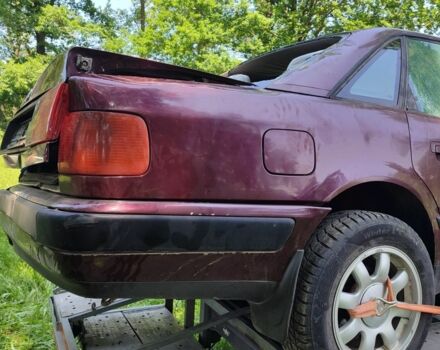 Красный Ауди 100, объемом двигателя 2.7 л и пробегом 353 тыс. км за 809 $, фото 5 на Automoto.ua