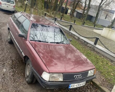 Червоний Ауді 100, об'ємом двигуна 2 л та пробігом 350 тис. км за 1547 $, фото 1 на Automoto.ua