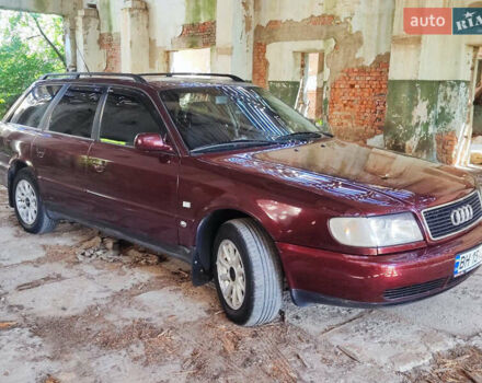 Красный Ауди 100, объемом двигателя 2.5 л и пробегом 550 тыс. км за 4000 $, фото 2 на Automoto.ua