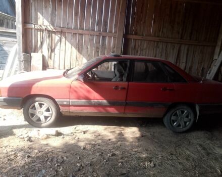 Красный Ауди 100, объемом двигателя 1.8 л и пробегом 360 тыс. км за 800 $, фото 1 на Automoto.ua