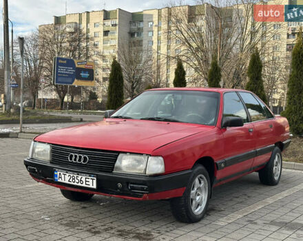 Червоний Ауді 100, об'ємом двигуна 1.8 л та пробігом 300 тис. км за 999 $, фото 1 на Automoto.ua