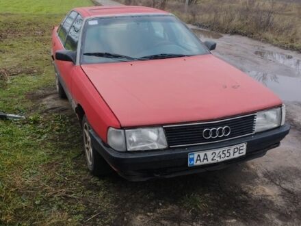 Красный Ауди 100, объемом двигателя 1.8 л и пробегом 500 тыс. км за 589 $, фото 1 на Automoto.ua
