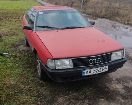 Красный Ауди 100, объемом двигателя 1.8 л и пробегом 500 тыс. км за 589 $, фото 1 на Automoto.ua