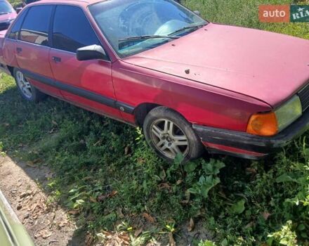 Червоний Ауді 100, об'ємом двигуна 1.8 л та пробігом 123 тис. км за 650 $, фото 1 на Automoto.ua