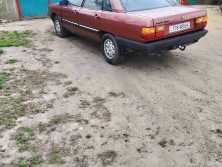 Червоний Ауді 100, об'ємом двигуна 1 л та пробігом 200 тис. км за 700 $, фото 1 на Automoto.ua