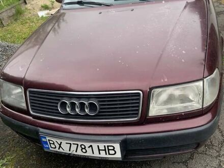 Красный Ауди 100, объемом двигателя 2.8 л и пробегом 364 тыс. км за 3200 $, фото 1 на Automoto.ua