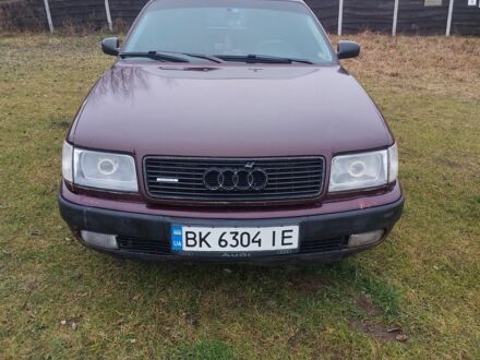 Красный Ауди 100, объемом двигателя 2.3 л и пробегом 350 тыс. км за 2800 $, фото 1 на Automoto.ua