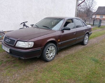 Красный Ауди 100, объемом двигателя 2 л и пробегом 400 тыс. км за 1650 $, фото 1 на Automoto.ua