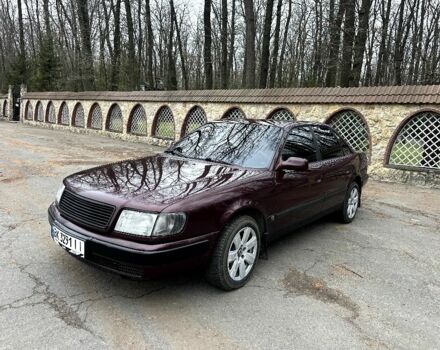 Червоний Ауді 100, об'ємом двигуна 2.8 л та пробігом 350 тис. км за 2500 $, фото 1 на Automoto.ua