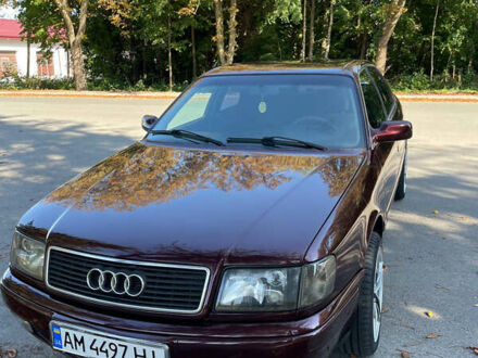 Ауді 100 1991 у Житомирі на Automoto.ua Червоний Ауді 100, об'ємом двигуна 2.8 л та пробігом 320 тис. км за 4200 $, фото 1 на Automoto.ua