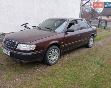 Червоний Ауді 100, об'ємом двигуна 2 л та пробігом 400 тис. км за 1500 $, фото 1 на Automoto.ua
