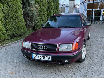 Красный Ауди 100, объемом двигателя 2.3 л и пробегом 450 тыс. км за 2500 $, фото 1 на Automoto.ua