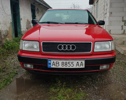 Красный Ауди 100, объемом двигателя 2 л и пробегом 405 тыс. км за 3500 $, фото 1 на Automoto.ua